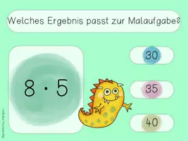 Vorschau - Spiele - interaktive PDF Einmaleins - interaktives Pdf alle Malreihen - Seite 2