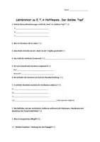 Vorschau - Test - Lektüretest 'Goldner Topf' - Deckblatt