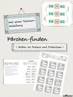 Vorschau - Spiele - Pärchen finden Verben Präsens Präteritum SEK 1 - Deckblatt
