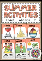 Vorschau - Spiele - SUMMER ACTIVITIES - I have ... who has ... (2 Spiele + GOING TO FUTURE) - Deckblatt