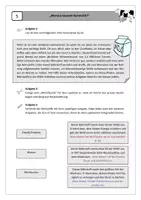Vorschau - Arbeitsblätter - Lapbookteil 5: Woraus besteht Kuhmilch? - Seite 1