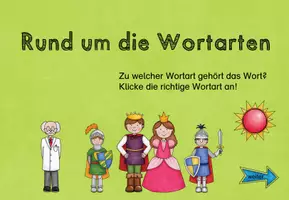 Vorschau - Interaktives Material - Kennst du die Wortarten - Eine digitale Übung - Seite 3