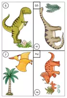 Vorschau - Arbeitsblätter - Leseralley "Bei den Dinosauriern" - Seite 2