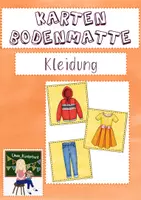 Vorschau - Bildkarten - Karten für die Bodenmatte (Bee-Bot) - Kleidung - Deckblatt