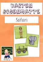 Vorschau - Fördermaterial/Inklusion - Karten für die Bodenmatte (Bee-Bot) - Safari - Deckblatt