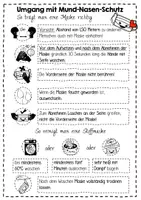 Vorschau - Merkblätter - Umgang mit Mund-Nasen-Schutz schwarz-weiß - Seite 1