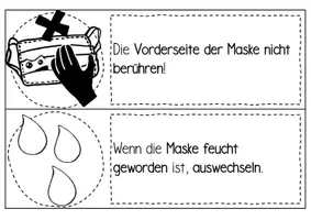 Vorschau - Merkblätter - Umgang mit Mund-Nasen-Schutz schwarz-weiß - Seite 3