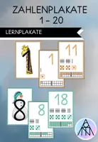 Vorschau - Poster - Zahlenplakate 1-20 - Deckblatt