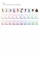 Vorschau - Poster - Zahlenplakate 1-20 - Seite 1