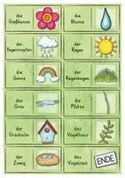 Vorschau - Spiele - Lesedomino Frühling | Wortebene - Seite 3