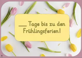 Vorschau - Poster - Countdown Frühling (Tage bis zu den Frühlingsferien) - Seite 2