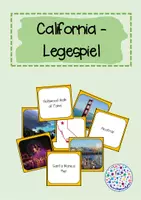 Vorschau - Spiele - California: "Matching pairs" / Legespiel about sights - Deckblatt