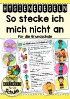 Vorschau - Arbeitsblätter - So stecke ich mich nicht an - Hygieneregeln für die Grundschule - Deckblatt
