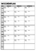 Vorschau - Anderer Materialtyp - Wochenplan zur Erleichterung der Unterrichtsplanung - DIY Lehrerplaner - Seite 2