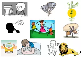 Vorschau - selbst erstellte Cliparts/Grafiken - Coachingkartenübersicht Gefühle - ideal für die Klassenlehrerstunde und/oder im Fernlernen - Seite 1