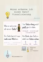 Vorschau - Poster - Woran erkenne ich einen Satz? - Deckblatt