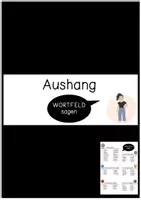 Vorschau - Poster - Aushang - Wortfeld sagen (grundschulparadies) - Deckblatt