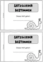 Vorschau - Arbeitsblätter - Satzglieder bestimmen - S, P, OE, ZE, AE, BE, O3, O4 - Seite 2