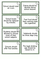 Vorschau - Aufgabenkarten - Topic Cards for Written Discussions - Seite 3