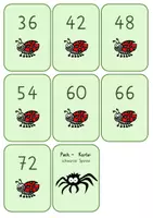 Vorschau - Spiele - Pech-Karte: Spiel zur 6er Reihe des Einmaleins - Seite 3