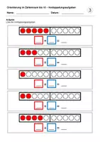 Vorschau - Arbeitsblätter - Verdoppelungsaufgaben (Zahlenraum bis 10) - Seite 3