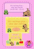Vorschau - Interaktives Material - Wir rechnen plus - über den Zehner interaktiv g - Deckblatt