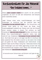 Vorschau - Arbeitsblätter - Lese-/ + Hörverstehen "Der Frühling kommt!" I Kl. 3+4 - Seite 1