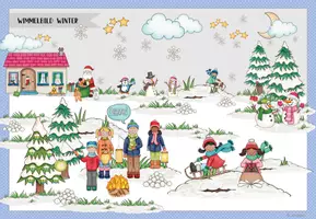 Vorschau - Stationenlernen - Wimmelbild Winter (mit Bildkarten) - Seite 3