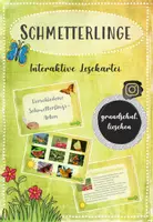 Vorschau - Interaktives Material - Schmetterlingsarten interaktiv - Lesekartei - Deckblatt