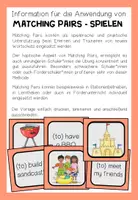 Vorschau - Stationenlernen - SUMMER ACTIVITIES - Matching Pairs - Seite 1