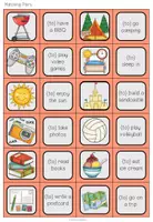 Vorschau - Stationenlernen - SUMMER ACTIVITIES - Matching Pairs - Seite 2