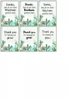 Vorschau - Bildkarten - Abschiedsgeschenk - Thank you for helping me grow! - Seite 1