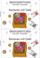 Vorschau - Arbeitsblätter - Kleines buntes Übungsheft Euro Geld 2 - Seite 1