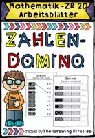 Vorschau - Arbeitsblätter - ZR 20 -Zahlendomino (Arbeitsblätter) - Deckblatt
