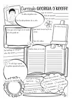 Vorschau - Arbeitsblätter - Georgia O'Keeffe - curriculo creativo Spanisch - Seite 3