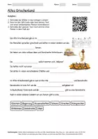 Vorschau - Arbeitsblätter - Arbeitsblatt zum Thema "Altes Griechenland" + Onlineübung & MP3 + Infografik - Deckblatt