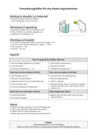Vorschau - Arbeitsblätter - Formulierungshilfen für eine Lineare Erörterung - Unterstützer und Ideengeber beim Verfassen einer schriftlichen Argumentation - Einüben eines strukturierten Textaufbaus - Deckblatt
