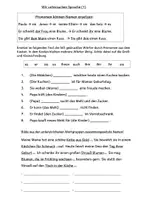 Vorschau - Arbeitsblätter - Sprache untersuchen Klasse 3 - Deckblatt