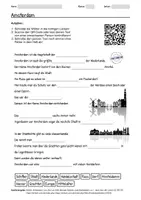 Vorschau - Arbeitsblätter - Arbeitsblatt zum Thema "Amsterdam" + Onlineübung & MP3 + Mindmap + Infografik - Deckblatt