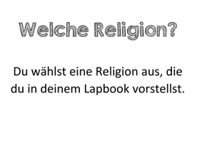 Vorschau - Arbeitsblätter - Lapbook Weltreligionen - Produktbeurteilung - Seite 2