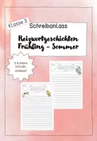 Vorschau - Arbeitsblätter - Schreibanlass: Reizwortgeschichten im Frühling - Deckblatt
