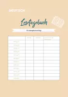 Vorschau - Unterrichtsreihen - Lesen - Lesetagebuch - 26 Lesetagebucheinträge - zwei Leselottos - Werkstatt - Seite 2