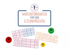 Vorschau - Präsentationen/Tafelbilder - Moderationskarten Elternsprechtag - Seite 1