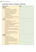 Vorschau - Arbeitsblätter - evaluation sheet summary, skill files, operators, checklist, assessment sheet - Seite 1