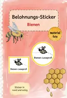 Vorschau - Anderer Materialtyp - Belohnungs-Sticker: "Bienen-Leseprofi" - Deckblatt