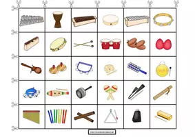 Vorschau - Stationenlernen - Klassenrauminstrumente - Bingo - Seite 2