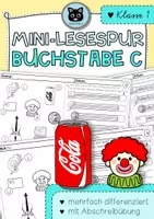 Vorschau - Unterrichtsreihen - Mini-Lesespur | Buchstabe C | Klasse 1 - Deckblatt