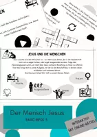 Vorschau - Stationenlernen - Interaktive Präsentation "Der Mensch Jesus 5" - Deckblatt