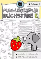 Vorschau - Unterrichtsreihen - Mini-Lesespur | Buchstabe E | Klasse 1 - Deckblatt