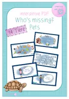 Vorschau - Interaktives Material - interaktive PDF - Who's missing? - 14 Pets - Deckblatt